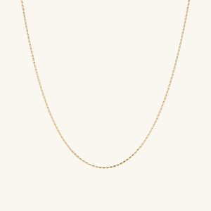 Barrel Link Chain Necklace