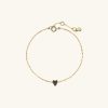 Mini Heart Pavé Diamond Bracelet