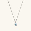 Sia Birthstone Pendant Necklace