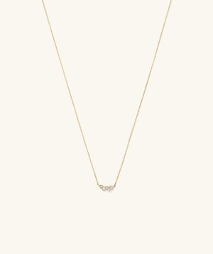 Celeste Lab Grown Diamond Cluster Necklace
