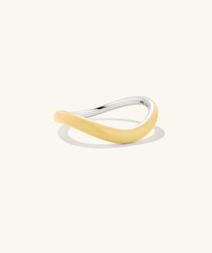 Slim Enamel Dôme Figure Ring