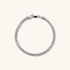 4mm Round Box Chain Bracelet