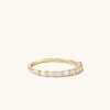 Baguette Diamond Half Eternity Band