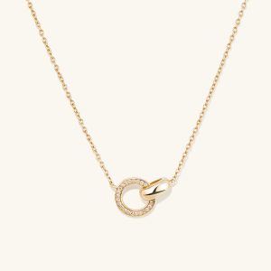 Pavé Diamond Linked Necklace