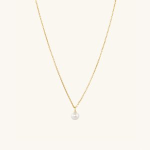 Mini Pearl Pendant Necklace